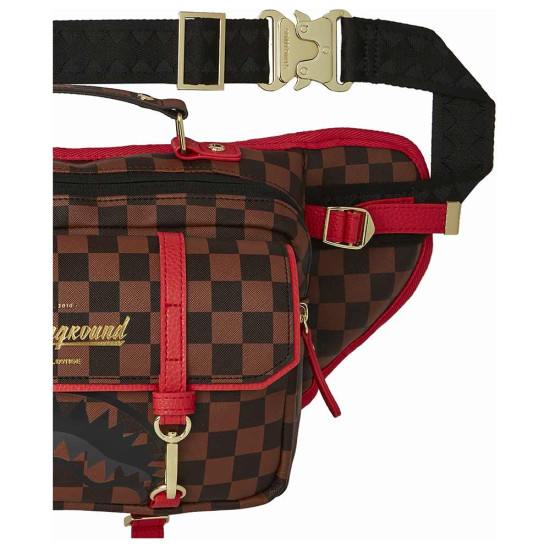 Sprayground Τσαντάκι μέσης Takeover The Throne Crossbody Cargo